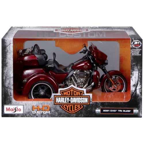 Мотоцикл іграшковий Harley-Davidson Motorcycles 2021 CVO Tri Glide, масштаб 112, Maisto (23372) / Іграшки № 6 Kids Republic Мотоцикл іграшковий Harley-Davidson Motorcycles 2021 CVO Tri Glide, масштаб 112, Maisto (23372) / Іграшки № 6