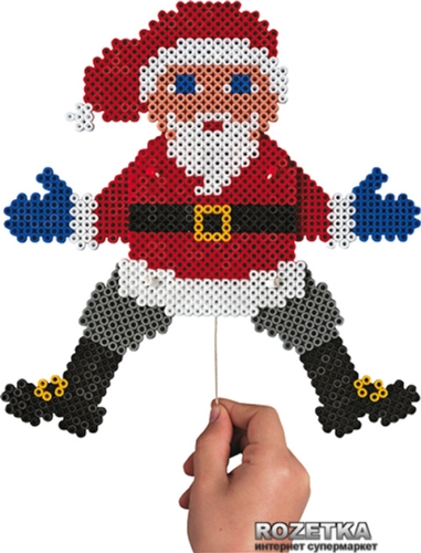 Термомозаика Hama Дед Мороз (3422), Hama (34221) / Игрушки Kids Republic Термомозаика Hama Дед Мороз (3422), Hama (34221) / Игрушки