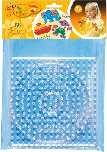 Термомозаика Hama Набор полей для термомозаики Maxi Большой квадрат и круг 3+ (8263), Hama (82635) / Игрушки № 3 Kids Republic Термомозаика Hama Набор полей для термомозаики Maxi Большой квадрат и круг 3+ (8263), Hama (82635) / Игрушки № 3
