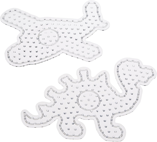 Термомозаика Hama Набор полей для термомозаики Maxi Динозавр и самолет 3+ (8257), Hama (25775) / Игрушки