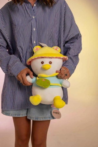 Soft toy, duck with purse, Usupso (55487) / Toys Kids Republic Soft toy, duck with purse, Usupso (55487) / Toys