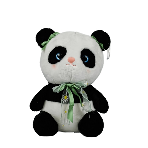 Игрушка мягкая Панда с бантиком 38см, Usupso (02573) / Игрушки Kids Republic Игрушка мягкая Панда с бантиком 38см, Usupso (02573) / Игрушки
