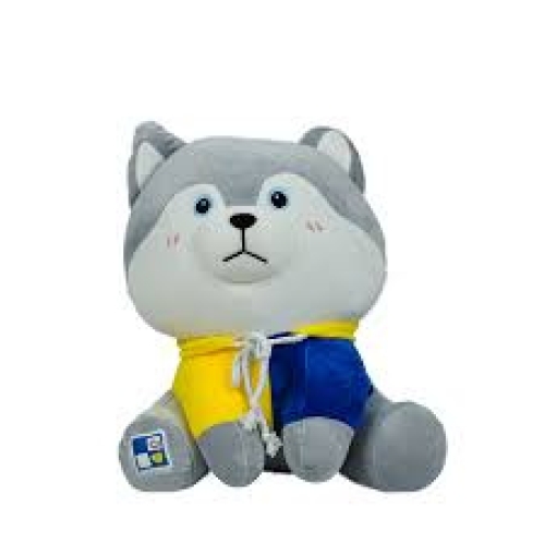 Игрушка мягкая Хаски в цветной кофточке 50 см, Usupso (04560) / Игрушки Kids Republic Игрушка мягкая Хаски в цветной кофточке 50 см, Usupso (04560) / Игрушки