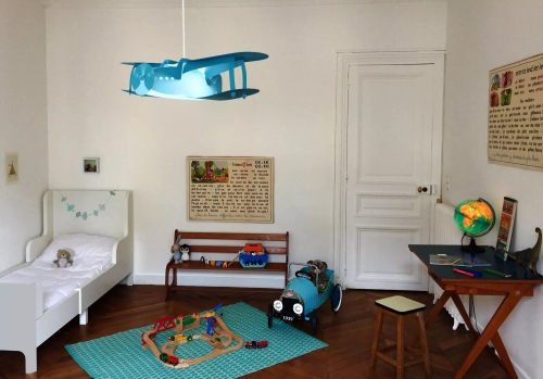 Ceiling chandelier for childrens room Airplane (blue), R&M Coudert (52164) / Souvenirs and Decorations № 3 Kids Republic Ceiling chandelier for childrens room Airplane (blue), R&M Coudert (52164) / Souvenirs and Decorations № 3