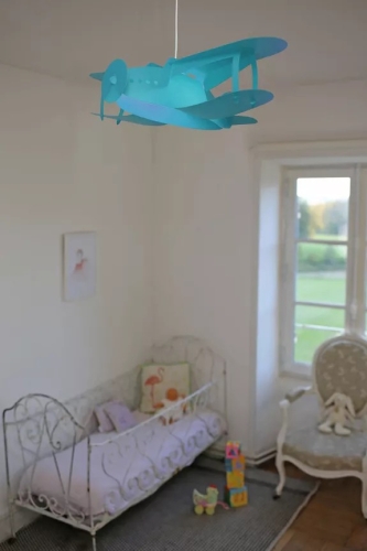 Ceiling chandelier for childrens room Airplane (blue), R&M Coudert (52164) / Souvenirs and Decorations № 4 Kids Republic Ceiling chandelier for childrens room Airplane (blue), R&M Coudert (52164) / Souvenirs and Decorations № 4