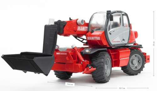 Машинка іграшкова. Телескопічний навантажувач Manitou MRT 2150 з асесуарами, Bruder (21290) / Іграшки № 2 Kids Republic Машинка іграшкова. Телескопічний навантажувач Manitou MRT 2150 з асесуарами, Bruder (21290) / Іграшки № 2