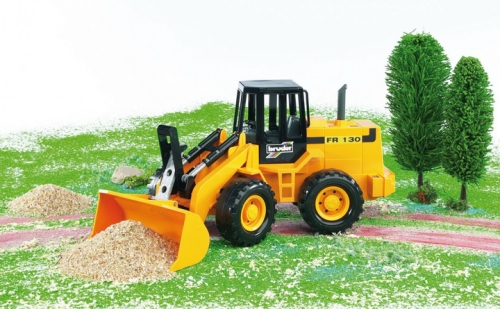 Машинка игрушечная. Шарнирный дорожный погрузчик FR 130, Bruder (24253) / Игрушки № 2 Kids Republic Машинка игрушечная. Шарнирный дорожный погрузчик FR 130, Bruder (24253) / Игрушки № 2