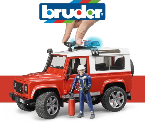 Набір іграшковий. Пожежне авто JEEP Wrangler Unlimited Rubicon та фігурка пожежного, Bruder (25281) / Іграшки № 4 Kids Republic Набір іграшковий. Пожежне авто JEEP Wrangler Unlimited Rubicon та фігурка пожежного, Bruder (25281) / Іграшки № 4