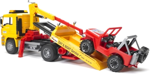 Набор игрушечных. Эвакуатор MAN TGA и джип, Bruder (27506) / Игрушки № 2 Kids Republic Набор игрушечных. Эвакуатор MAN TGA и джип, Bruder (27506) / Игрушки № 2