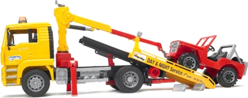 Набор игрушечных. Эвакуатор MAN TGA и джип, Bruder (27506) / Игрушки № 5 Kids Republic Набор игрушечных. Эвакуатор MAN TGA и джип, Bruder (27506) / Игрушки № 5