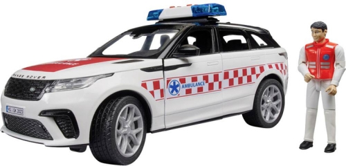 Набір іграшковий. Автомобіль швидкої допомоги Range Rover Velar з фігуркою, Bruder (28855) / Іграшки № 2