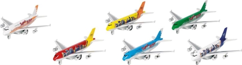 Toy Airplane in assortment, with sound and light, 19 cm, Goki (21446) / Toy Transport № 2 Kids Republic Toy Airplane in assortment, with sound and light, 19 cm, Goki (21446) / Toy Transport № 2