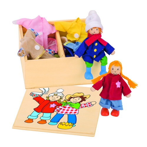 Набор кукол Бирта и Бен с одеждой, Goki Германия [51557G] / Куклы