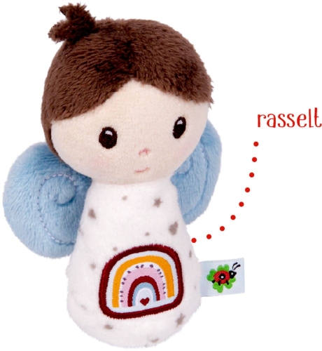 Мини-погремушка Ангел-хранитель Baby Charms, Spiegelburg (22077) / Мягкие игрушки № 2 Kids Republic Мини-погремушка Ангел-хранитель Baby Charms, Spiegelburg (22077) / Мягкие игрушки № 2