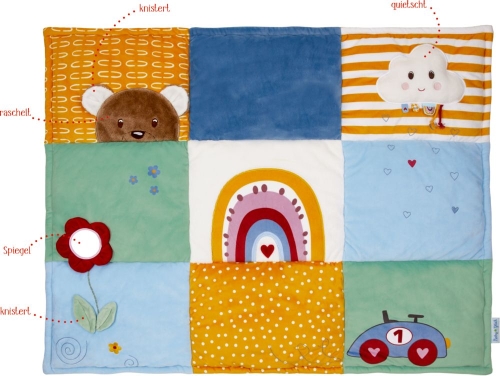 Play carpet Rainbow 100x80 cm, Spiegelburg (22107) / Nursery Rugs № 2 Kids Republic Play carpet Rainbow 100x80 cm, Spiegelburg (22107) / Nursery Rugs № 2