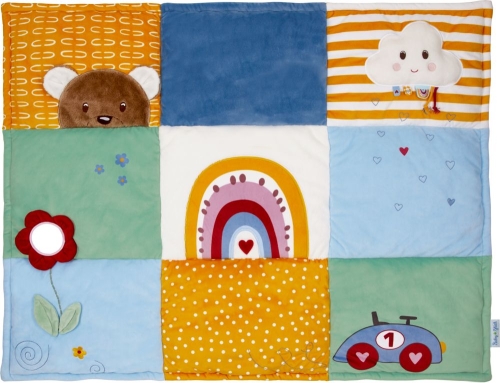 Play carpet Rainbow 100x80 cm, Spiegelburg (22107) / Nursery Rugs Kids Republic Play carpet Rainbow 100x80 cm, Spiegelburg (22107) / Nursery Rugs