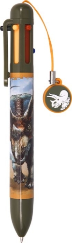 Кулькова ручка 6 кольорів T-RexWorld, Spiegelburg (23845) / Канцелярія Kids Republic Кулькова ручка 6 кольорів T-RexWorld, Spiegelburg (23845) / Канцелярія