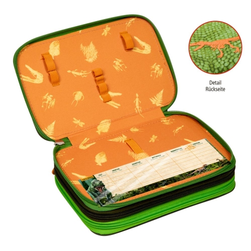 Пенал на три відділи без наповнення T-RexWorld, Spiegelburg (26167) / Канцелярія № 2 Kids Republic Пенал на три відділи без наповнення T-RexWorld, Spiegelburg (26167) / Канцелярія № 2