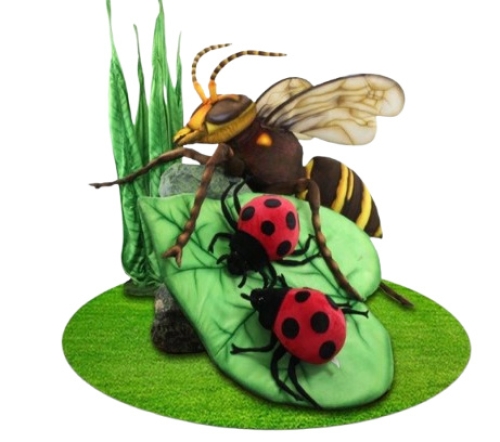 Анімована мяка іграшка Шершень гігантський довжина 183см, Hansa (08921) / Великі мякі іграшки Kids Republic Анімована мяка іграшка Шершень гігантський довжина 183см, Hansa (08921) / Великі мякі іграшки