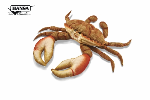 Мягкая игрушка Краб оранжевый, длина 35см, Hansa (63128) / Мягкие игрушки № 2