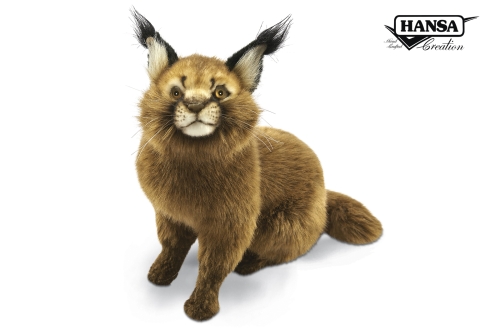 Plush toy Caracal height 28cm, Hansa (70478) / Plush Toys № 2 Kids Republic Plush toy Caracal height 28cm, Hansa (70478) / Plush Toys № 2