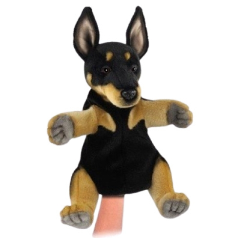 Мяка іграшка Пінчер,серія Puppet, Hansa (84543) / Іграшки на руку Kids Republic Мяка іграшка Пінчер,серія Puppet, Hansa (84543) / Іграшки на руку