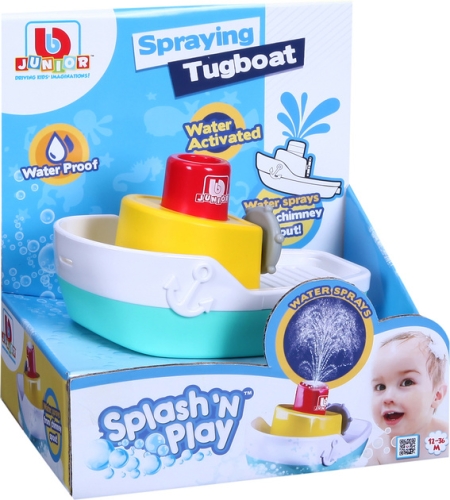Игрушка для воды Splash N Play – катер Spraying Tugboat, бат. 2хААА - нет в компл., Bb Junior (90038) / Игрушки № 4 Kids Republic Игрушка для воды Splash N Play – катер Spraying Tugboat, бат. 2хААА - нет в компл., Bb Junior (90038) / Игрушки № 4