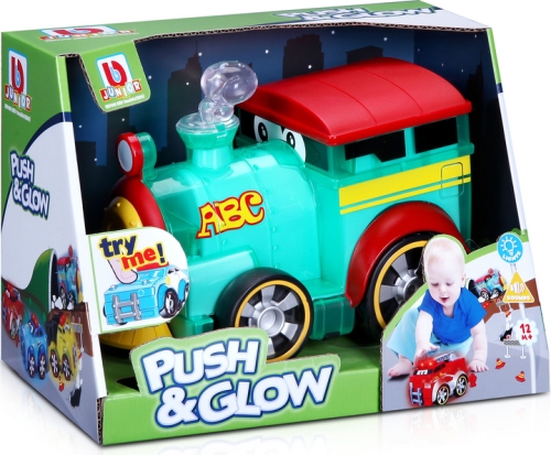 Игровая автомодель Train, Push&Glow (свет и звук), бат. 2хАА в компл., Bb Junior (90052) / Игрушки № 4 Kids Republic Игровая автомодель Train, Push&Glow (свет и звук), бат. 2хАА в компл., Bb Junior (90052) / Игрушки № 4