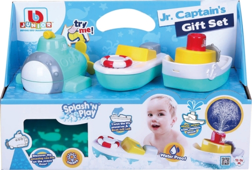 Набір ігровий для води Splash N Play - Jr. Captains, Bb Junior (90090) / Іграшки № 2 Kids Republic Набір ігровий для води Splash N Play - Jr. Captains, Bb Junior (90090) / Іграшки № 2
