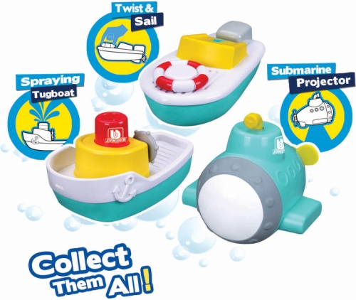 Набір ігровий для води Splash N Play - Jr. Captains, Bb Junior (90090) / Іграшки Kids Republic Набір ігровий для води Splash N Play - Jr. Captains, Bb Junior (90090) / Іграшки