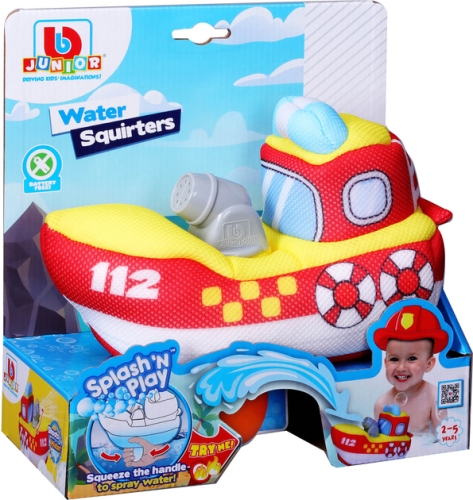 Іграшка для води Water Squirters - Пожежний човен, Bb Junior (90618) / Іграшки № 3 Kids Republic Іграшка для води Water Squirters - Пожежний човен, Bb Junior (90618) / Іграшки № 3