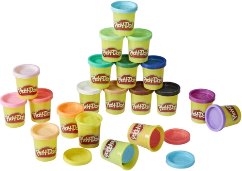Set of modeling clay, 20 jars, Hasbro (34051) / Do It Yourself № 2 Kids Republic Set of modeling clay, 20 jars, Hasbro (34051) / Do It Yourself № 2