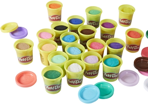 Set of modeling clay, 20 jars, Hasbro (34051) / Do It Yourself № 3 Kids Republic Set of modeling clay, 20 jars, Hasbro (34051) / Do It Yourself № 3