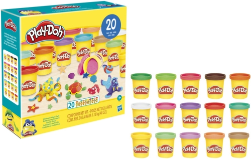 Set of modeling clay, 20 jars, Hasbro (34051) / Do It Yourself № 4 Kids Republic Set of modeling clay, 20 jars, Hasbro (34051) / Do It Yourself № 4