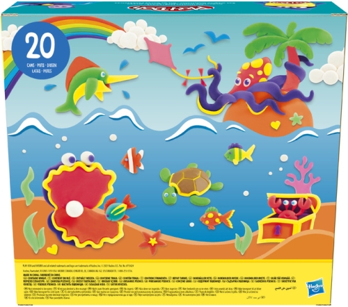 Set of modeling clay, 20 jars, Hasbro (34051) / Do It Yourself № 6 Kids Republic Set of modeling clay, 20 jars, Hasbro (34051) / Do It Yourself № 6