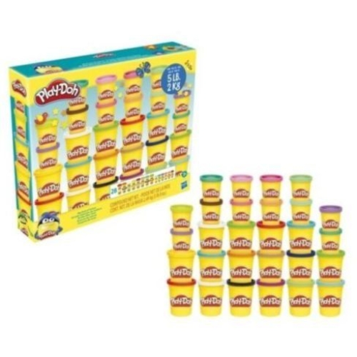Set of modeling clay, 28 jars, Hasbro (57883) / Do It Yourself Kids Republic Set of modeling clay, 28 jars, Hasbro (57883) / Do It Yourself