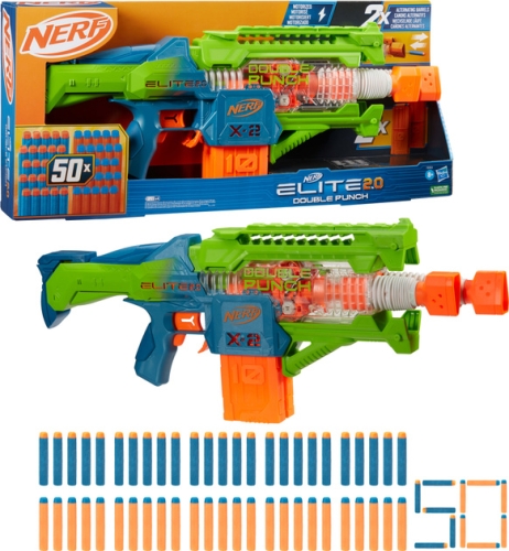 Blaster toy Double strike, Nerf Elite 2.0 series, Hasbro (37319) / Toys № 2 Kids Republic Blaster toy Double strike, Nerf Elite 2.0 series, Hasbro (37319) / Toys № 2