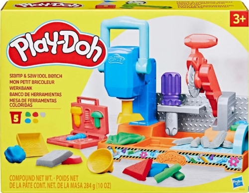 Modeling kit with plasticine Stamping and sawing bench, Hasbro (47476) / Do It Yourself № 3 Kids Republic Modeling kit with plasticine Stamping and sawing bench, Hasbro (47476) / Do It Yourself № 3