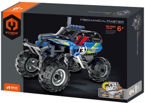 Конструктор Внедорожник синий 193 элемента, iMMaster (40158) / Конструкторы № 4 Kids Republic Конструктор Внедорожник синий 193 элемента, iMMaster (40158) / Конструкторы № 4