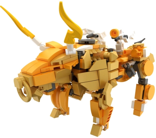 Конструктор робот Тигр 2в1 желтый 344 элемента, iMMaster (43821) / Конструкторы № 2 Kids Republic Конструктор робот Тигр 2в1 желтый 344 элемента, iMMaster (43821) / Конструкторы № 2