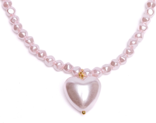 Necklace Heart pearl pink, Great Pretenders (61444) / Entertainment № 2 Kids Republic Necklace Heart pearl pink, Great Pretenders (61444) / Entertainment № 2