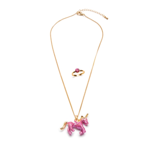 Necklace+ring set Magical animal pink, Great Pretenders (61505) / Entertainment Kids Republic Necklace+ring set Magical animal pink, Great Pretenders (61505) / Entertainment