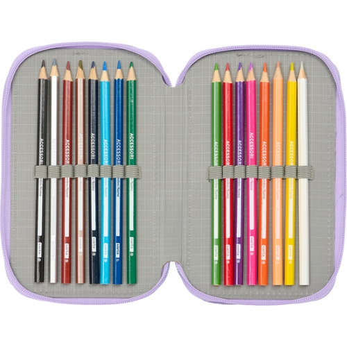 Потрійний пенал(37 предметів) FROZEN, Safta (96065) / Канцелярія № 5 Kids Republic Потрійний пенал(37 предметів) FROZEN, Safta (96065) / Канцелярія № 5