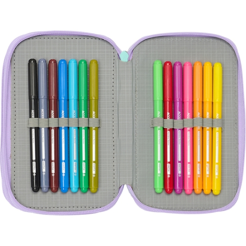 Потрійний пенал(37 предметів) FROZEN, Safta (96065) / Канцелярія № 6 Kids Republic Потрійний пенал(37 предметів) FROZEN, Safta (96065) / Канцелярія № 6