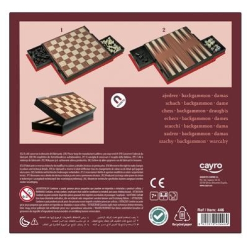 Гра Нарди, Cayro (04469) / Ігрові набори № 4