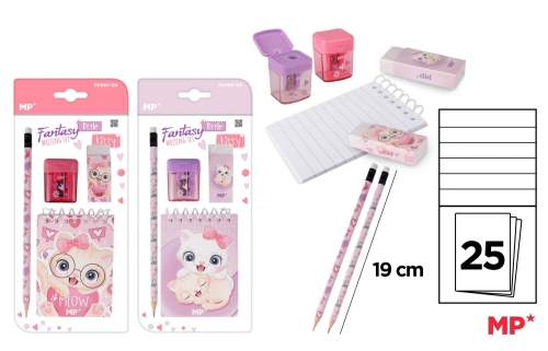 Набір для письма 4 предмета в асортименті, Madrid Papel (30463) / Канцелярія Kids Republic Набір для письма 4 предмета в асортименті, Madrid Papel (30463) / Канцелярія