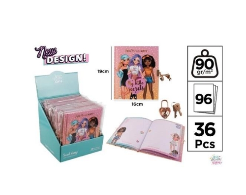 Щоденник із замком, Madrid Papel (33822) / Канцелярія Kids Republic Щоденник із замком, Madrid Papel (33822) / Канцелярія