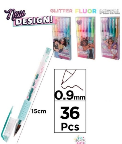 Набір гелевих ручок 6шт в асортименті, Madrid Papel (34485) / Канцелярія Kids Republic Набір гелевих ручок 6шт в асортименті, Madrid Papel (34485) / Канцелярія