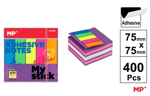 Набір паперу для нотаток з клейким шаром, Madrid Papel (56208) / Канцелярія Kids Republic Набір паперу для нотаток з клейким шаром, Madrid Papel (56208) / Канцелярія