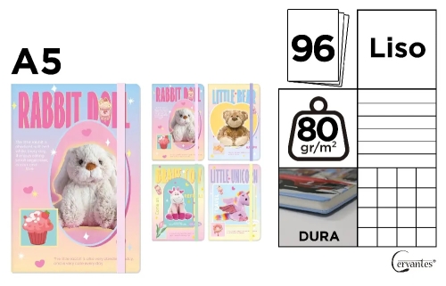 Зошит A5 у лінійку, Madrid Papel (01029) / Канцелярія Kids Republic Зошит A5 у лінійку, Madrid Papel (01029) / Канцелярія